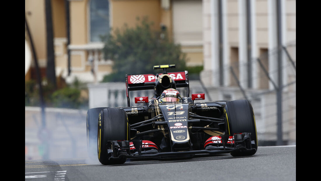 Pastor Maldonado - Lotus - Formel 1 - GP Monaco - 21. Mai 2015