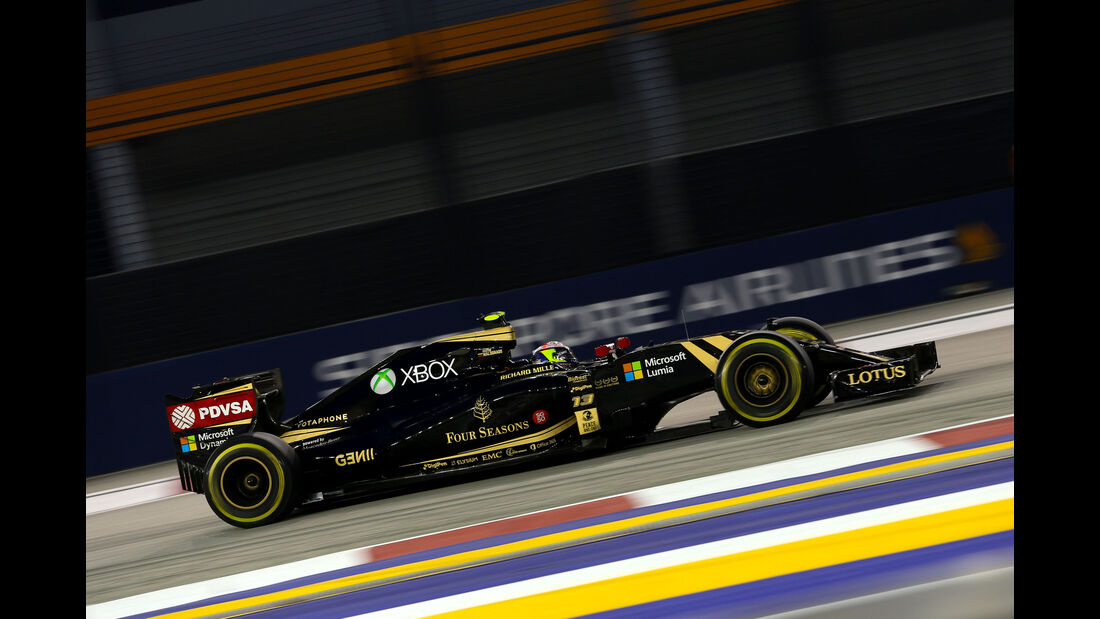 Pastor Maldonado - Lotus - Formel 1 - GP Singapur - 18. September 2015