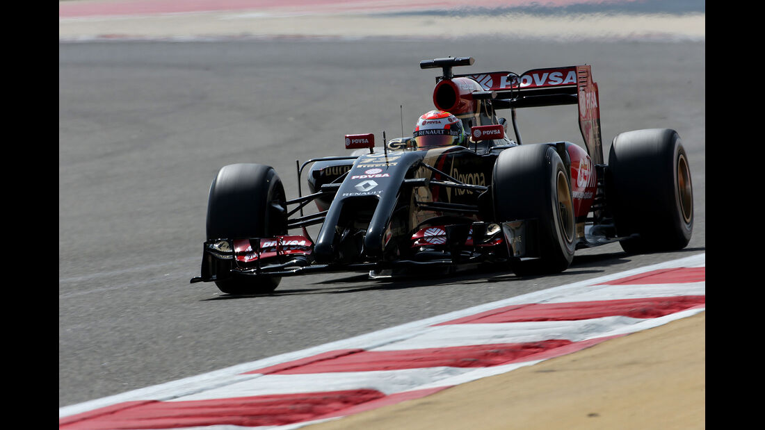 Pastor Maldonado - Lotus - Formel 1 - Test - Bahrain - 27. Februar 2014