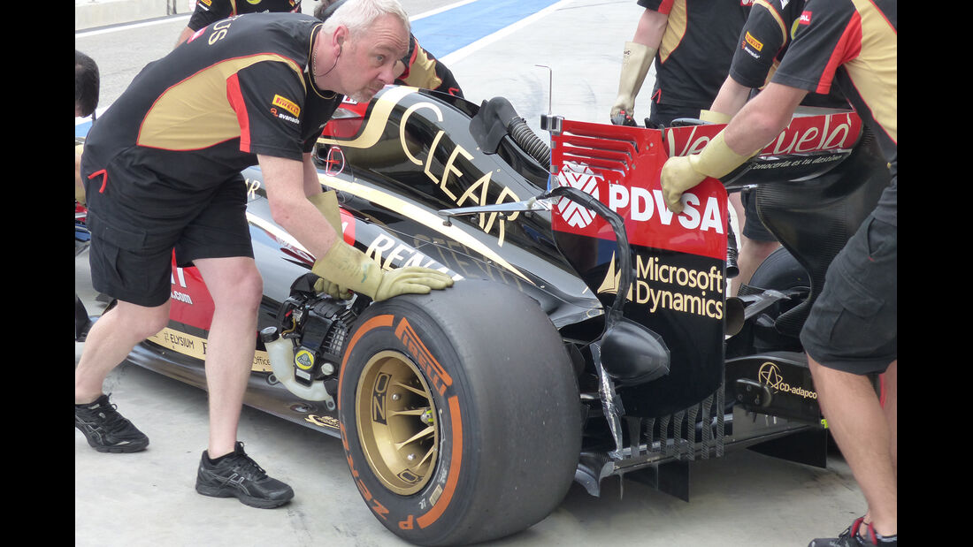 Pastor Maldonado - Lotus - Formel 1 - Test - Bahrain - 28. Februar 2014