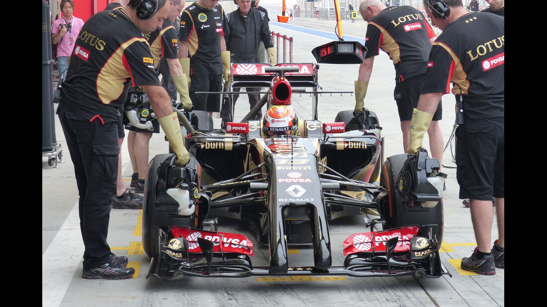 Pastor Maldonado - Lotus - Formel 1 - Test - Bahrain - 28. Februar 2014