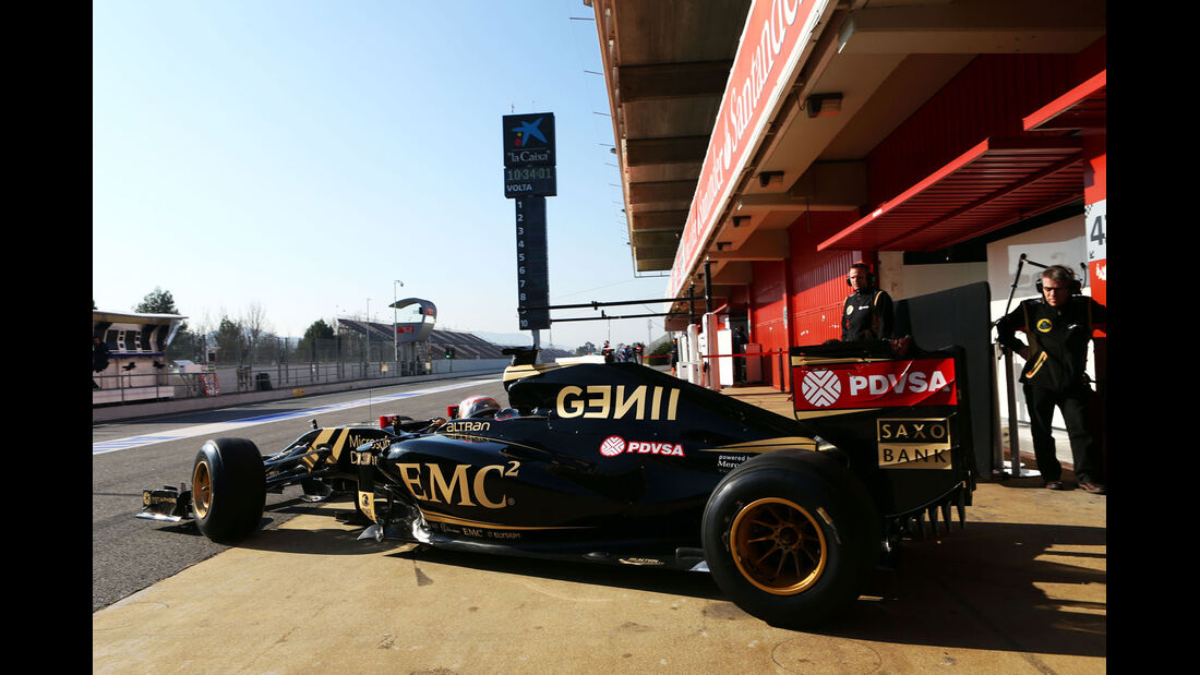 Pastor Maldonado - Lotus - Formel 1-Test - Barcelona - 19. Februar 2015
