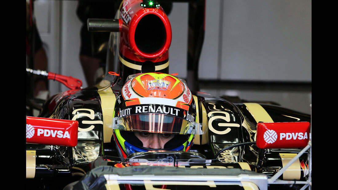 Pastor Maldonado - Lotus - Formel 1-Test - Silverstone 2014