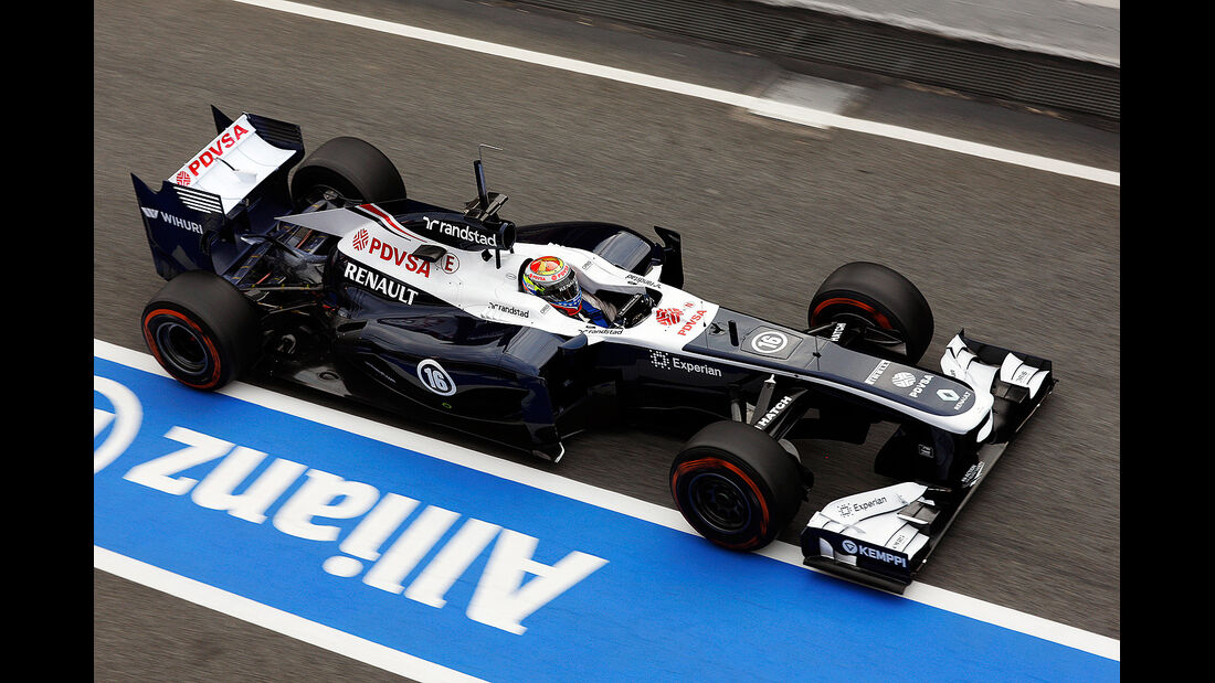 Pastor Maldonado, Williams, Formel 1-Test, Barcelona, 19.2.2013