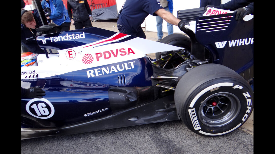 Pastor Maldonado, Williams, Formel 1-Test, Barcelona, 19. Februar 2013