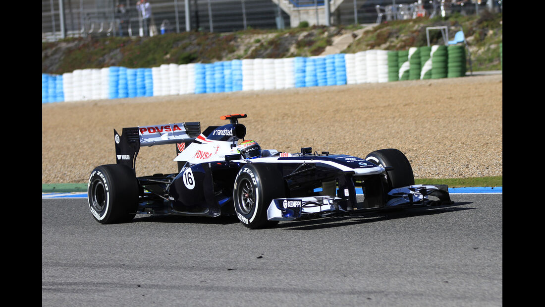 Pastor Maldonado, Williams, Formel 1-Test, Jerez, 6.2.2013
