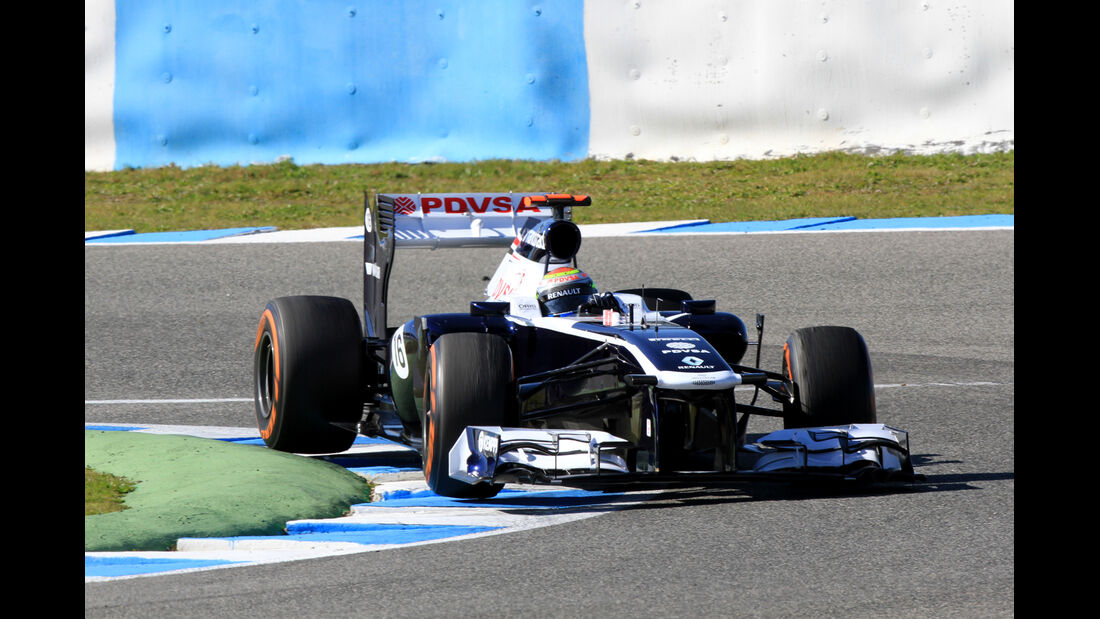 Pastor Maldonado, Williams, Formel 1-Test, Jerez, 6.2.2013