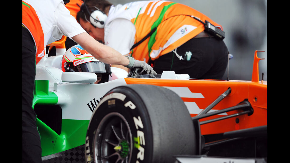 Paul di Resta, Force India, Formel 1-Test, Barcelona, 19. Februar 2013