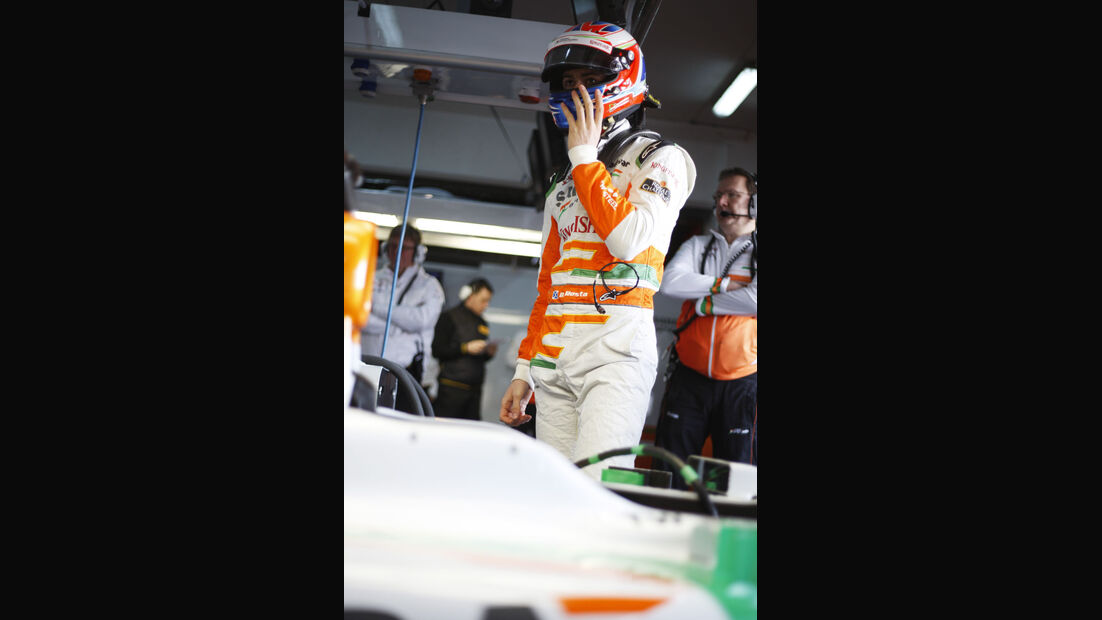 Paul di Resta, Force India, Formel 1-Test, Barcelona, 20. Februar 2013