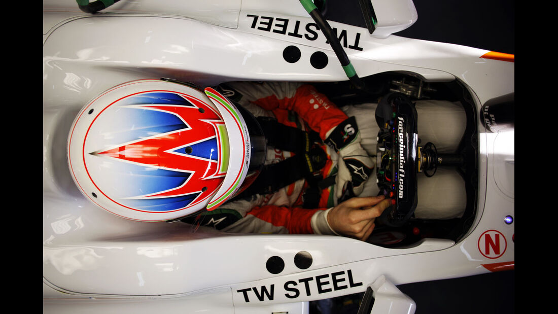 Paul di Resta, Force India, Formel 1-Test, Barcelona, 20. Februar 2013