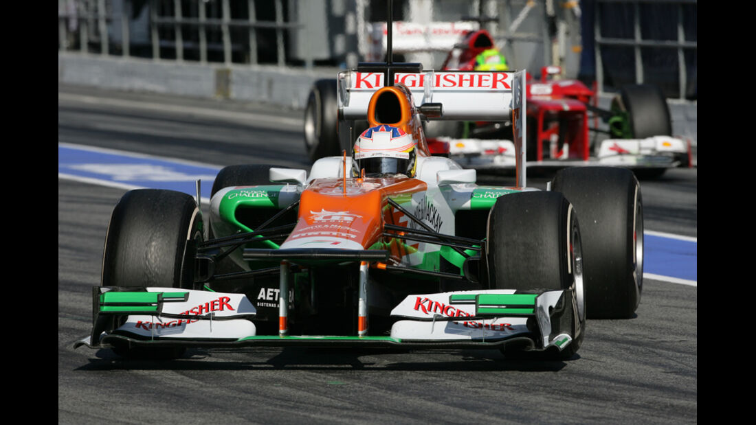 Paul di Resta - Force India - Formel 1-Test - Barcelona - 2012