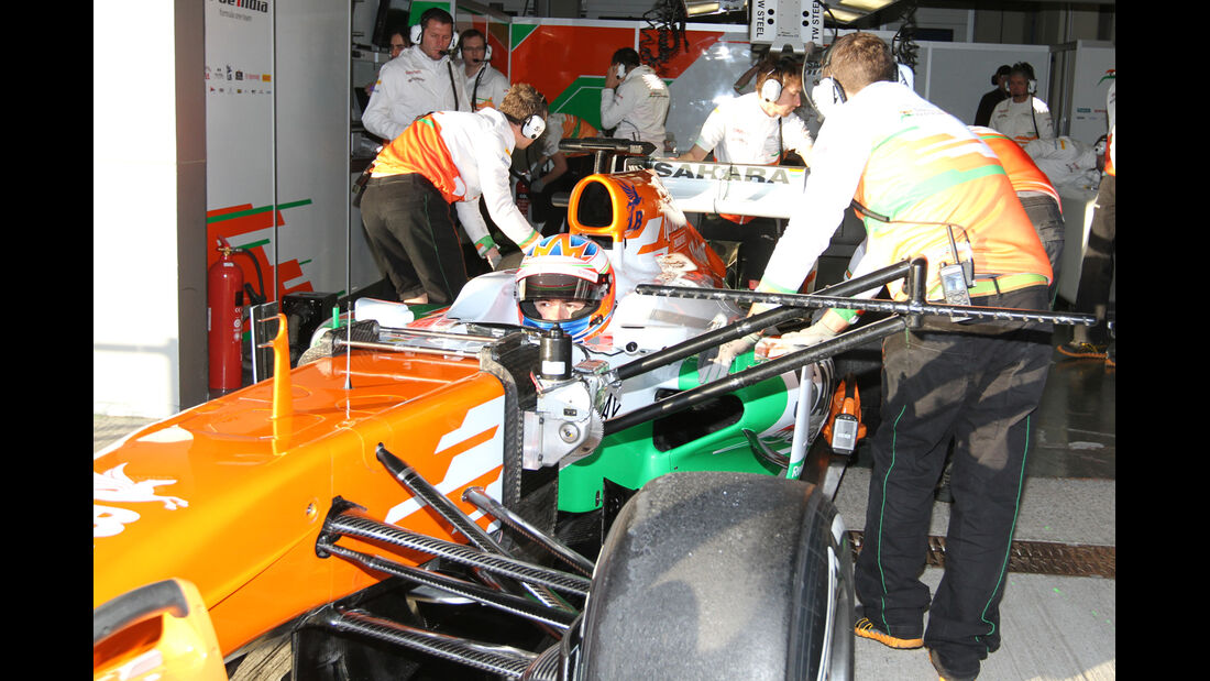Paul di Resta - Force India - Formel 1 - Test - Jerez - 6. Februar 2013