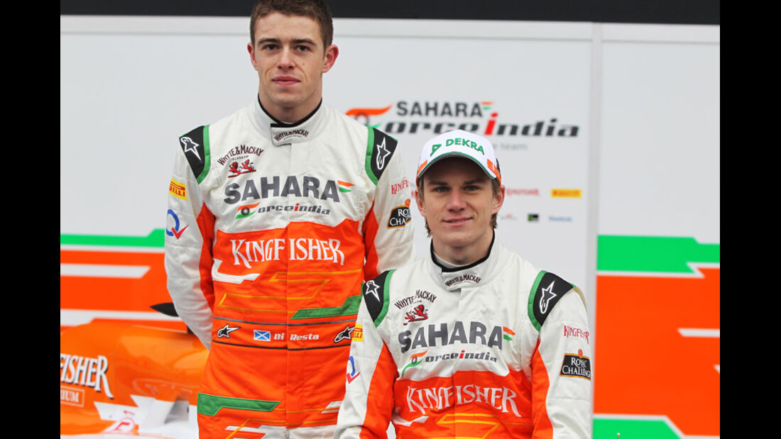 Paul di Resta & Nico Hülkenberg Force India 2012