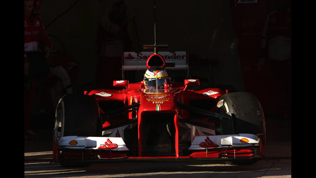 Pedro De la Rosa, Ferrari, Formel 1-Test, Jerez, 8. Februar 2013