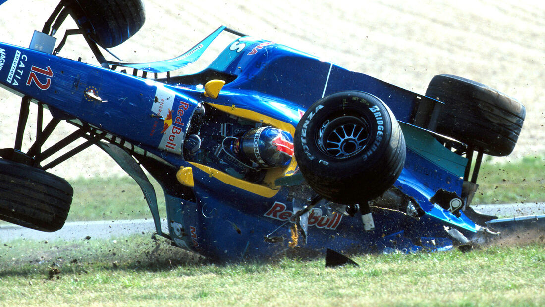 Pedro Diniz - 1996 - Nürburgring - Crash