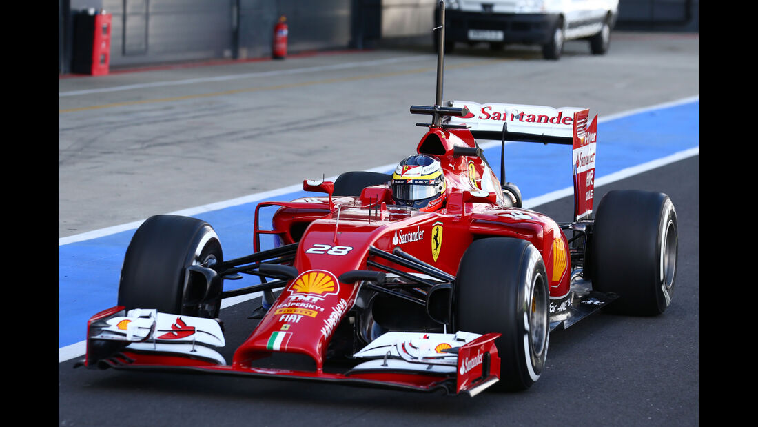 Pedro de la Rosa - Ferrari - Formel 1-Test - Silverstone 2014