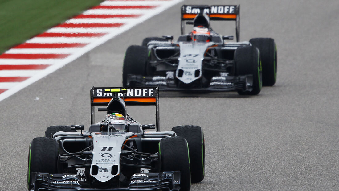 Perez & Hülkenberg - Force India - GP USA 2015