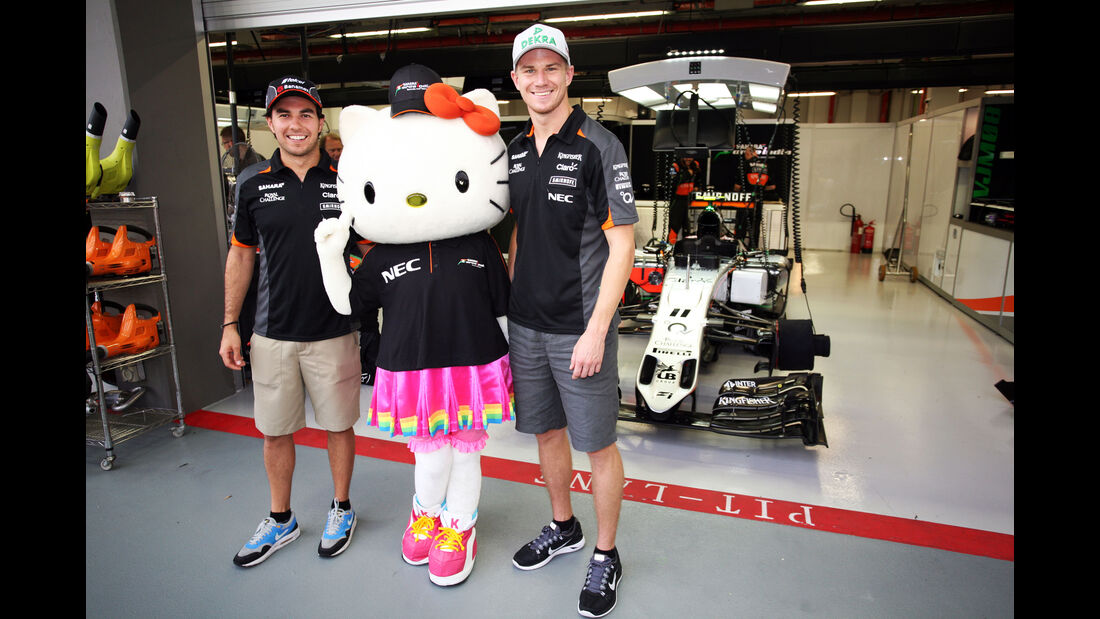 Perez & Hülkenberg - GP Singapur 2015