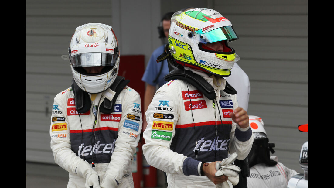 Perez & Kobayashi - Sauber - Formel 1 - GP Japan - Suzuka - 6. Oktober 2012