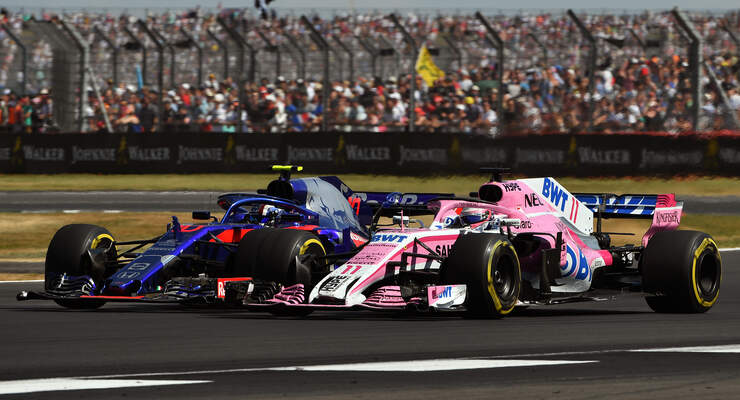 Perez vs. Gasly - GP England 2018