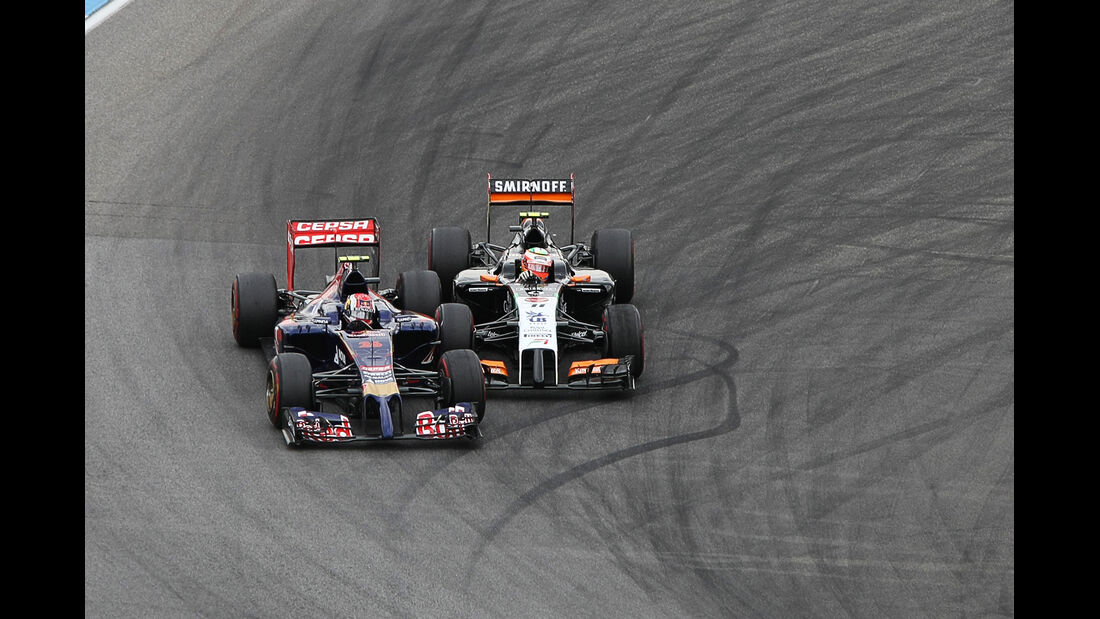 Perez vs. Kvyat - GP Deutschland 2014
