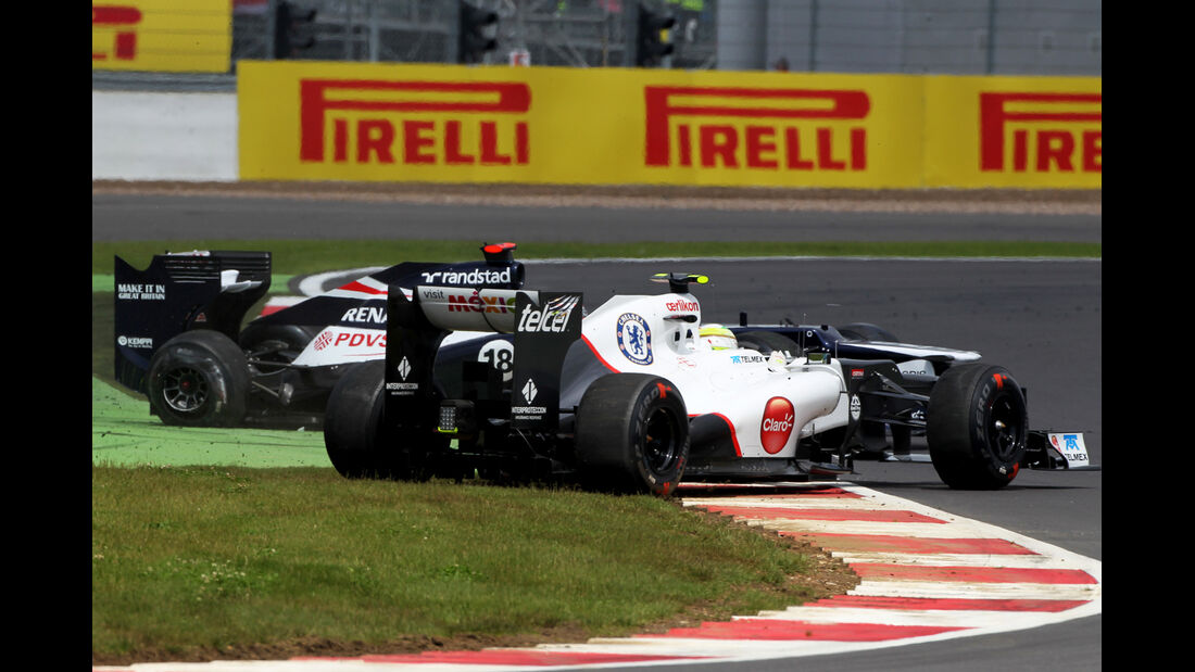 Perez vs. Maldonado GP England Silverstone 2012
