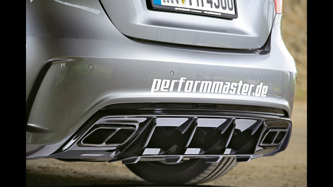 Performmaster-Mercedes-AMG A 45, Endrohre, Auspuff