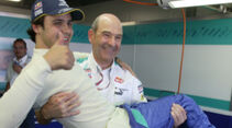 Peter Sauber und Felipe Massa