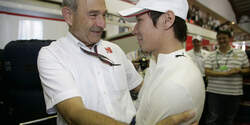 Peter Sauber und Kamui Kobayashi
