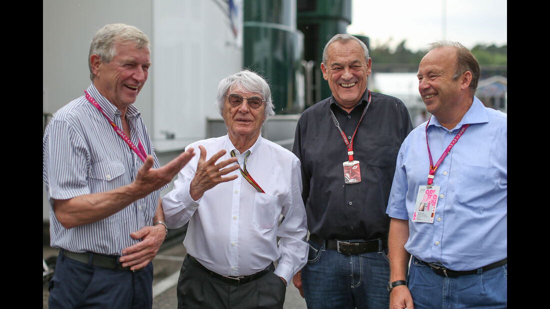 Peter Voll - Bernie Ecclestone - Paul Rosche - Raimund Kupferschmid - Formel 1
