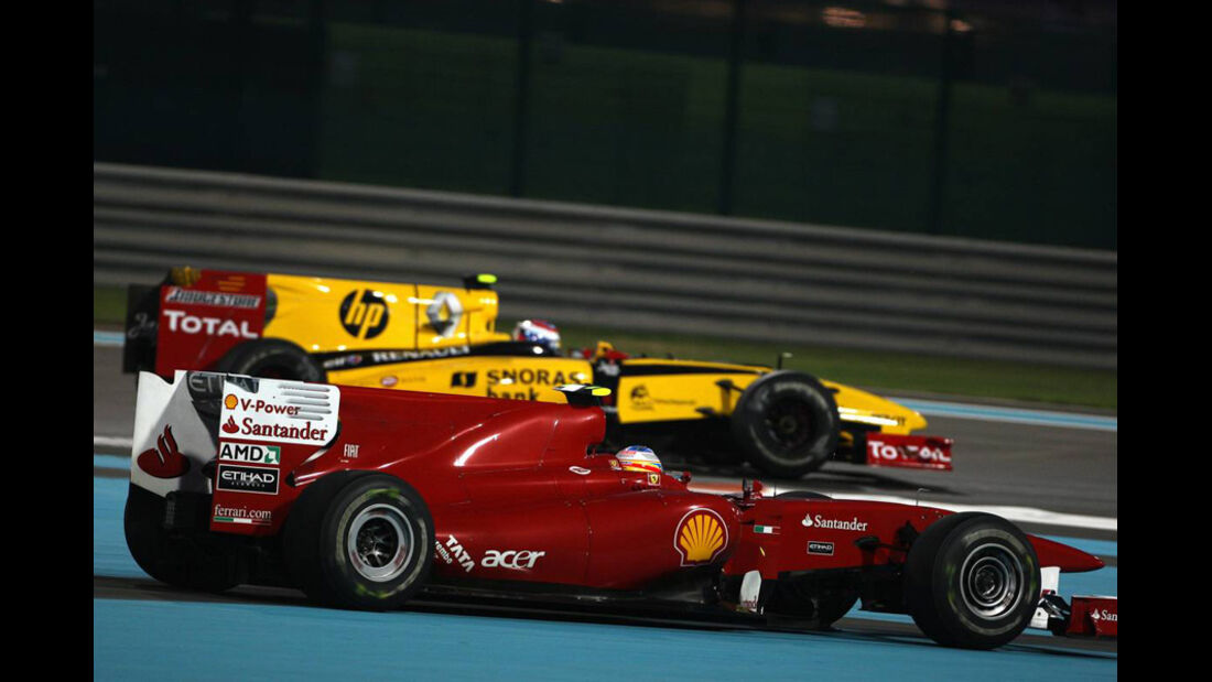 Petrov Alonso GP Abu Dhabi 2010
