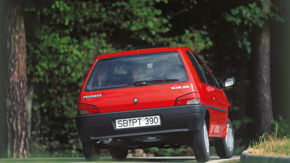 Peugeot 106, Heckansicht