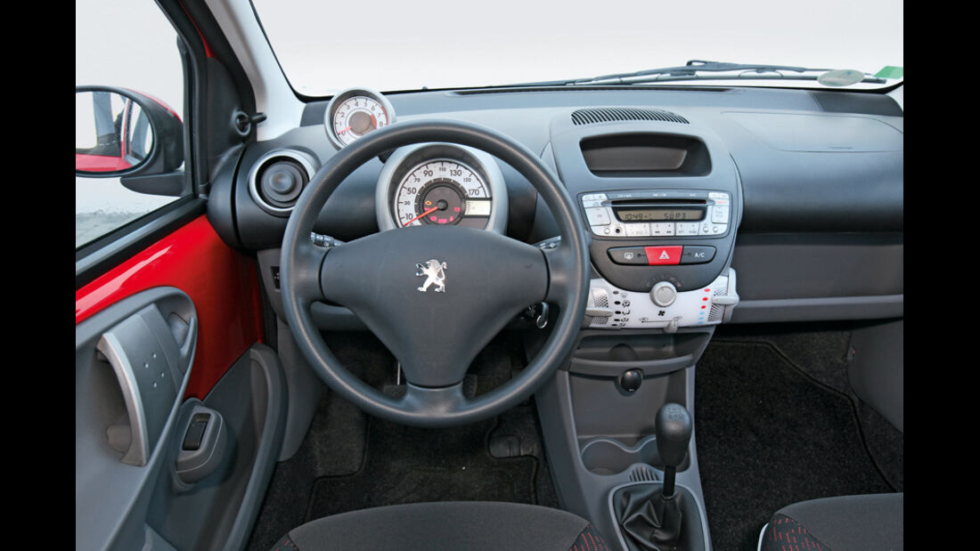 Peugeot 107, Cockpit