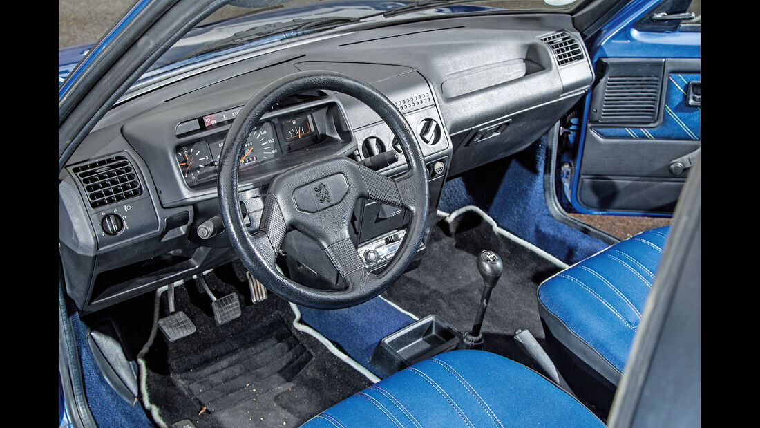 Peugeot 205 Cabriolet CJ, Cockpit