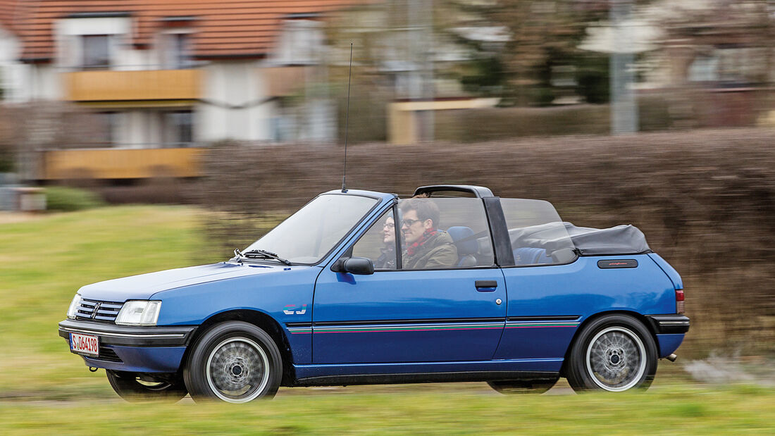 Peugeot 205 Cabriolet CJ, Seitenansicht