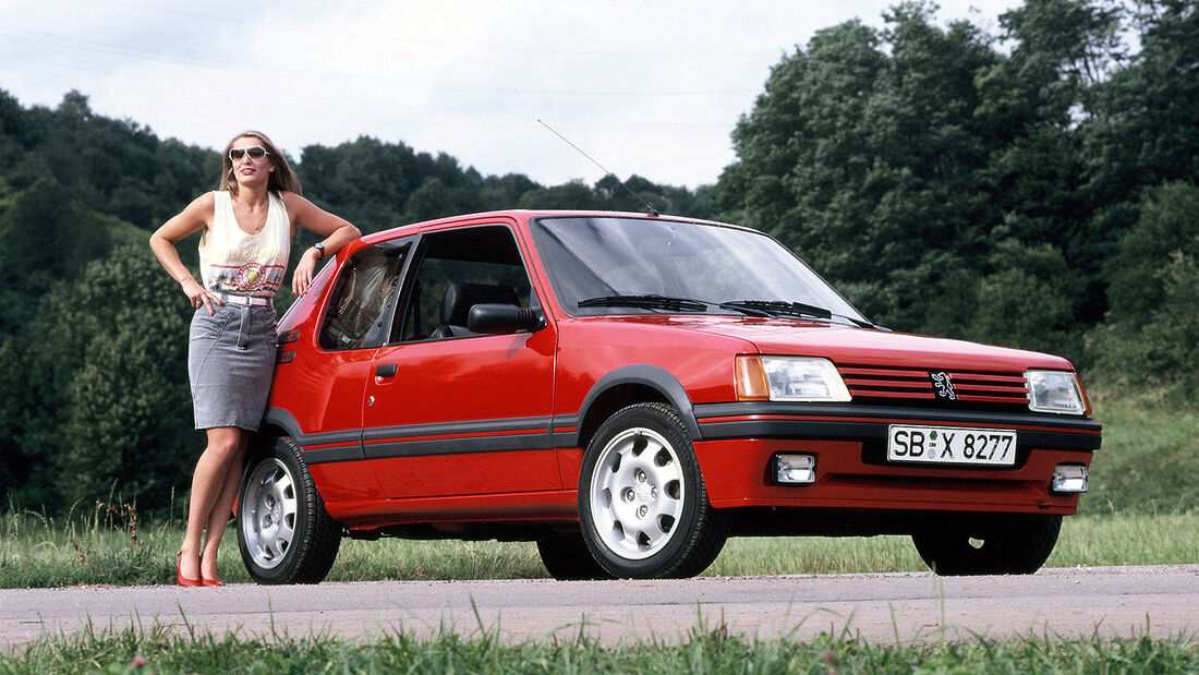 Peugeot 205 GTI, Frontansicht