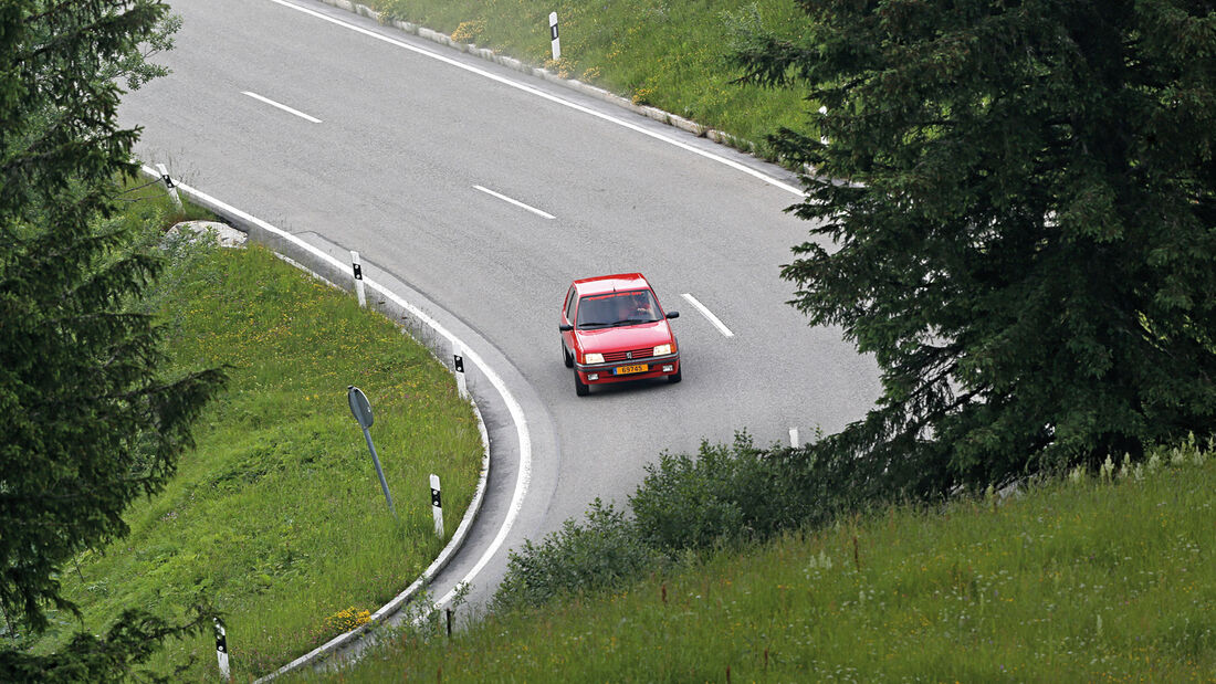 Peugeot 205 GTI, Frontansicht