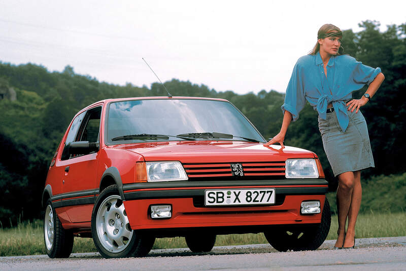 Peugeot 205 GTI, Frontansicht