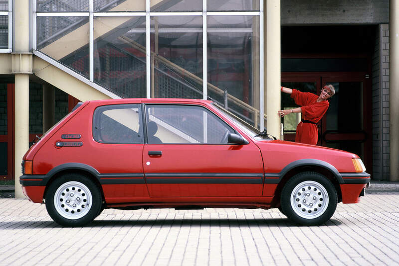 Peugeot 205 GTI, Frontansicht