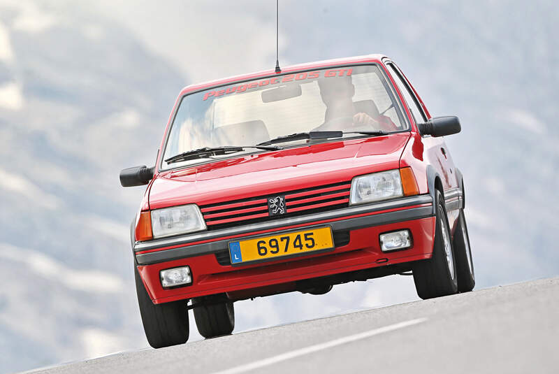 Peugeot 205 GTI, Frontansicht