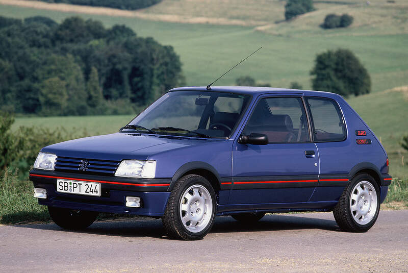 Peugeot 205 GTI, Frontansicht