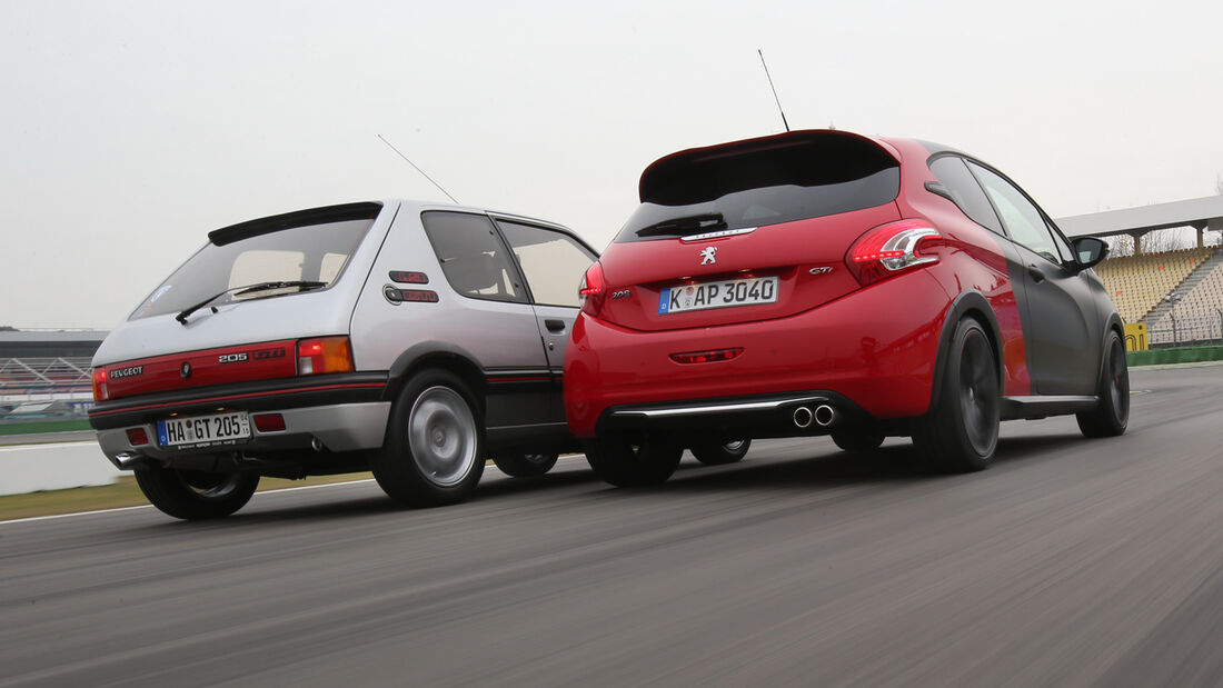 Peugeot 205 GTi und 208 Gti, Impression