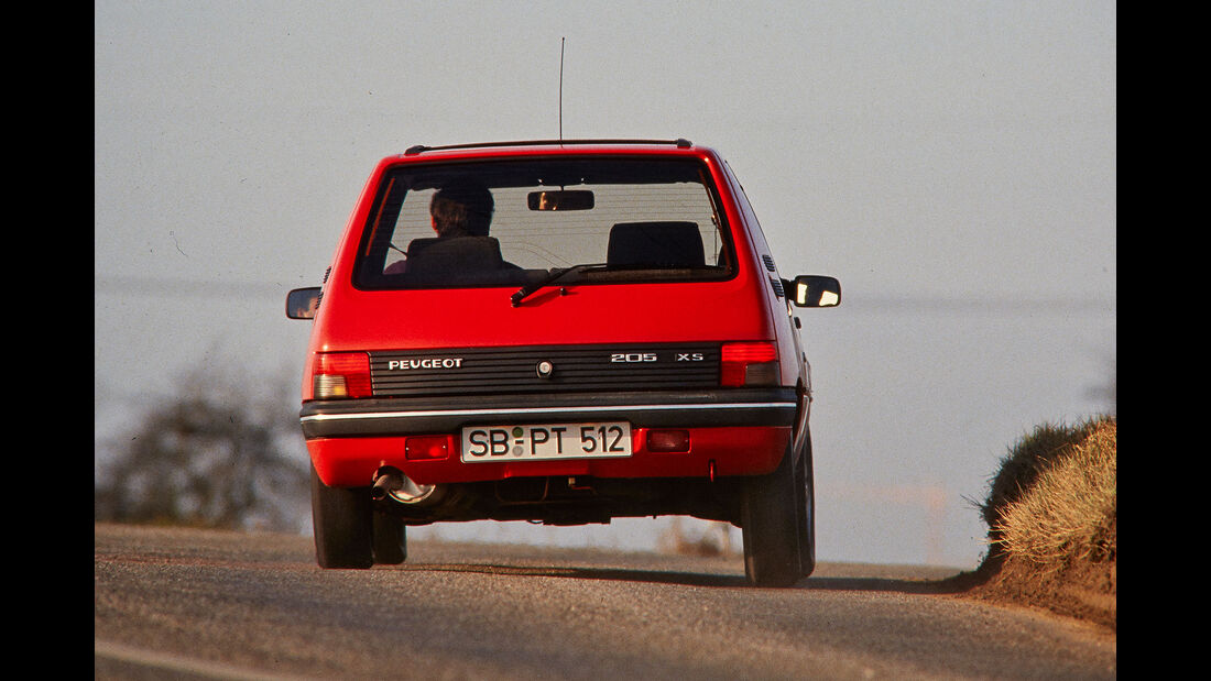 Peugeot 205 XS und GTI: Zeitreise mit sportlichem ...