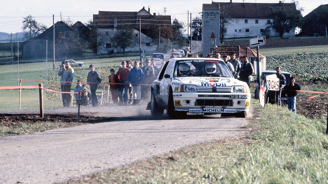 Peugeot 205 im Rallye-Sport