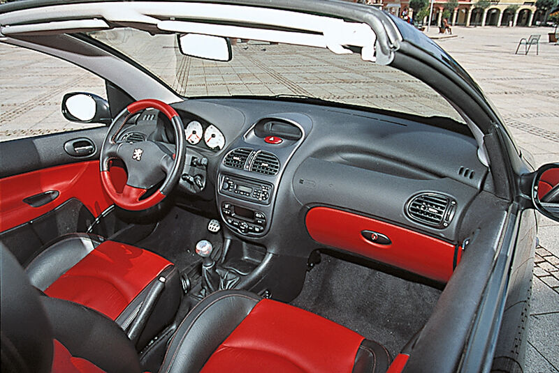 Peugeot 206 CC 110, Cockpit