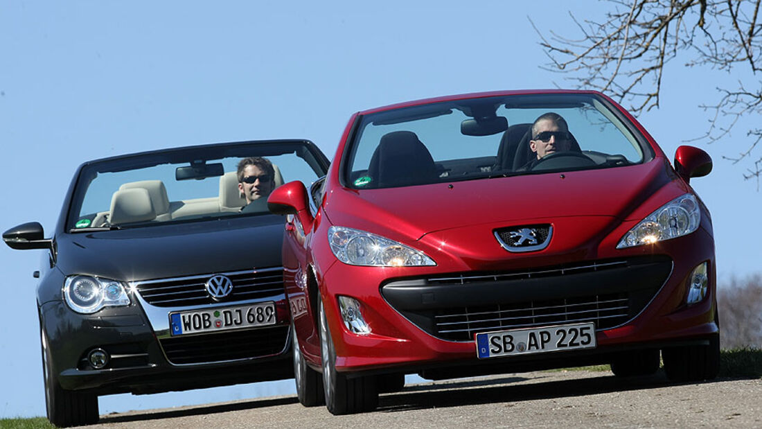 Peugeot 308 CC 120 VTI vs VW Eos 1.4 TSI