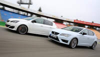 Peugeot 308 GTi, Seat Leon Cupra 290