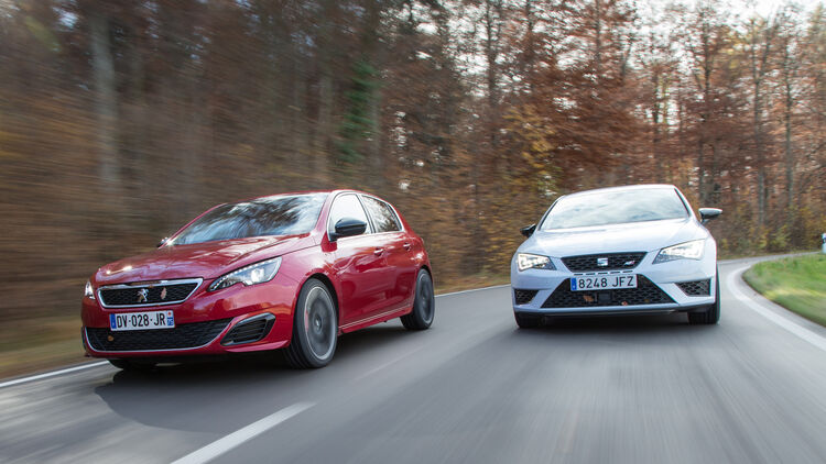 Peugeot 308 Gti Thp 270 Vs Seat Leon Cupra 280 Auto Motor Und Sport