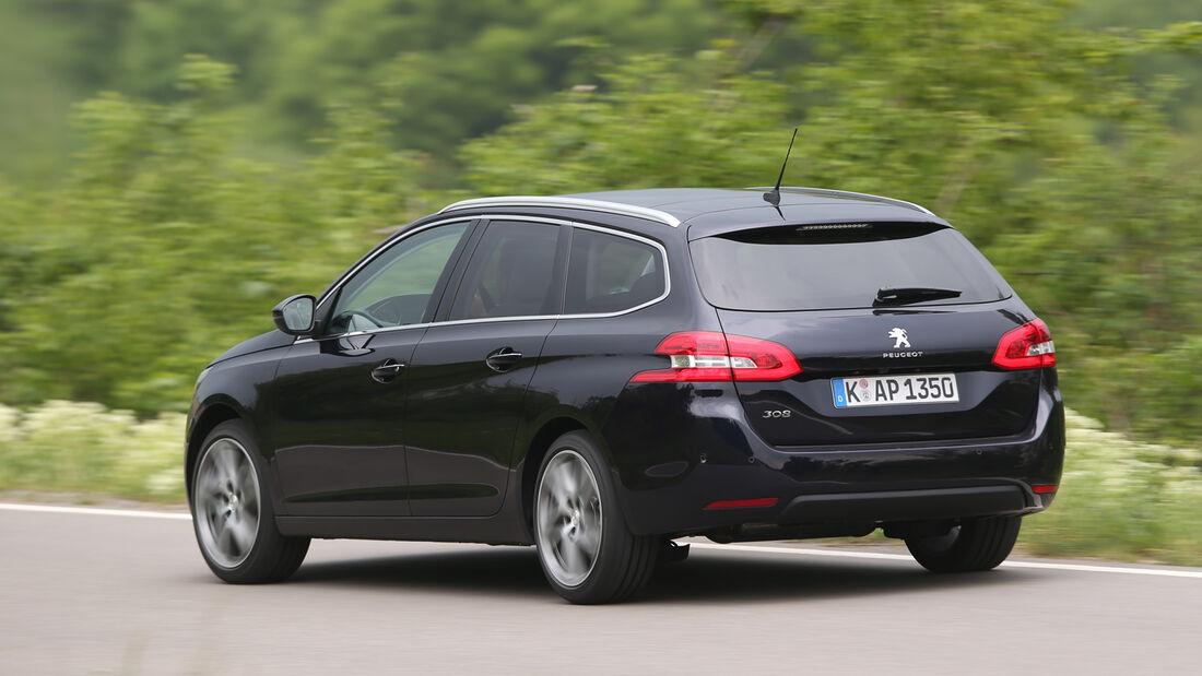 Peugeot 308 SW 130 e-THP, Heckansicht