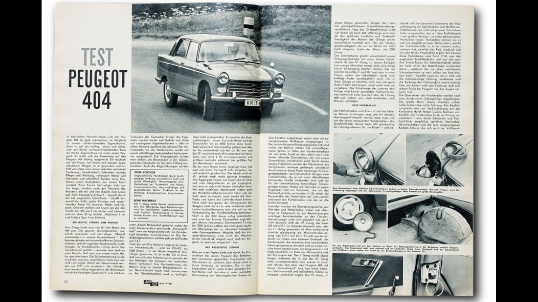 Peugeot 404, Alte Auto-Motor-Sport